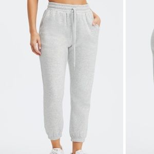 NWT Fabletics Go To Sweatpant size M Light Gray